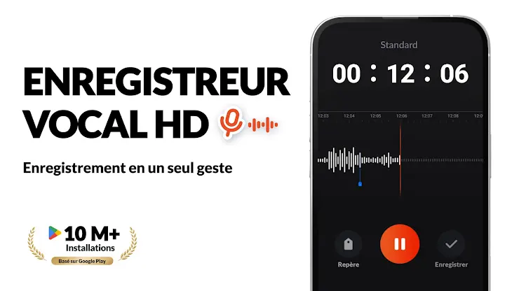 Enregistreur Vocal & Audio screenshot 1