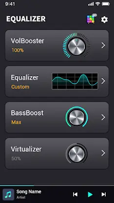 Volume & Bass Boost Equalizer screenshot 1