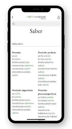 Spanish conjugation screenshot 4