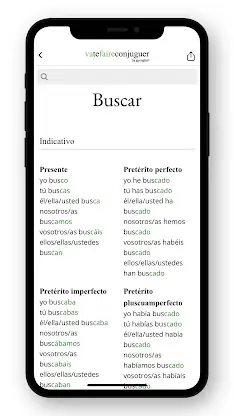 Spanish conjugation screenshot 5