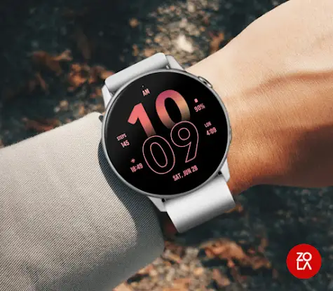 Active Modern Pink Watch Face screenshot 3
