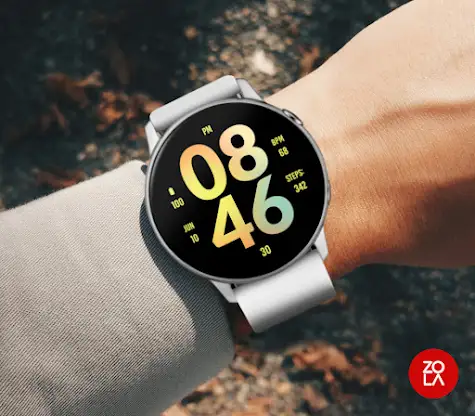 Big Morning Glow Watch Face screenshot 3