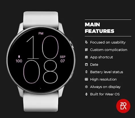 Ice Cream Line Watch Face screenshot 2