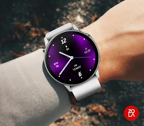Purple Analogue Watch Face screenshot 3