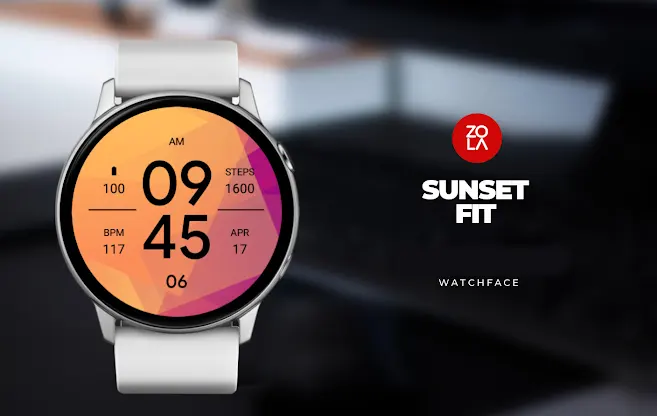Sunset Fit Watch Face screenshot 1