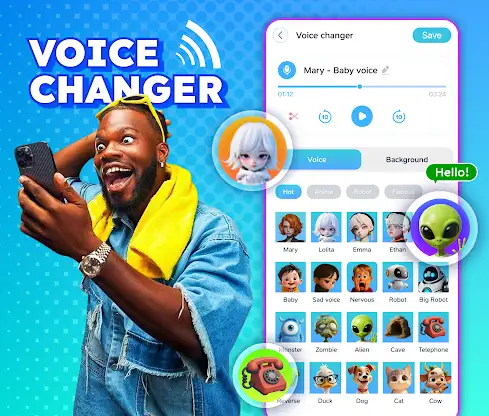 Voice Changer: Sound Effects screenshot 1