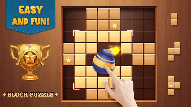 Block Puzzle Wood Blast screenshot 8