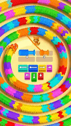 Caos de Lãs - Wool Sort Games screenshot 5