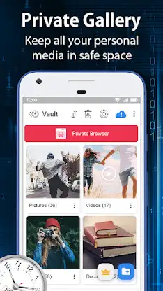 Clock Vault-Hide Photos,Videos screenshot 2